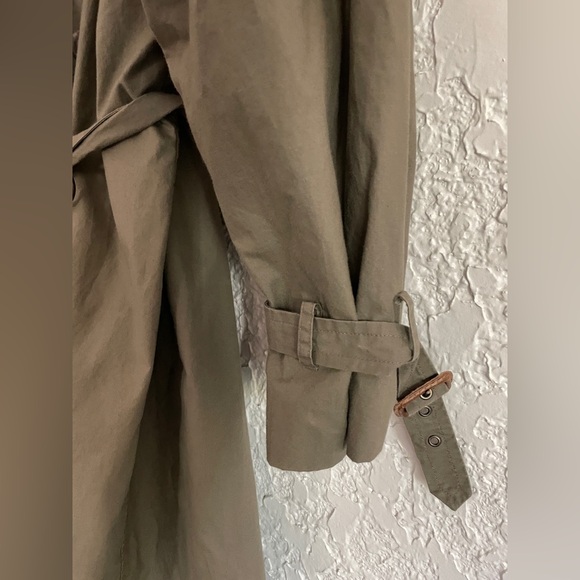 Polo Ralph Lauren® RARE 90s Double Breasted Trench Coat - Olive Green - XL - Picture 4 of 7